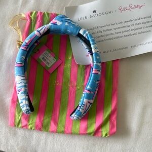 Lilly Pulitzer X Elle sadoughi headband